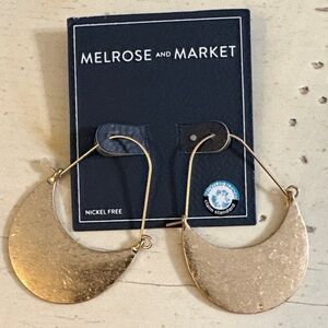 Melrose and Market Textured Gold Earrings